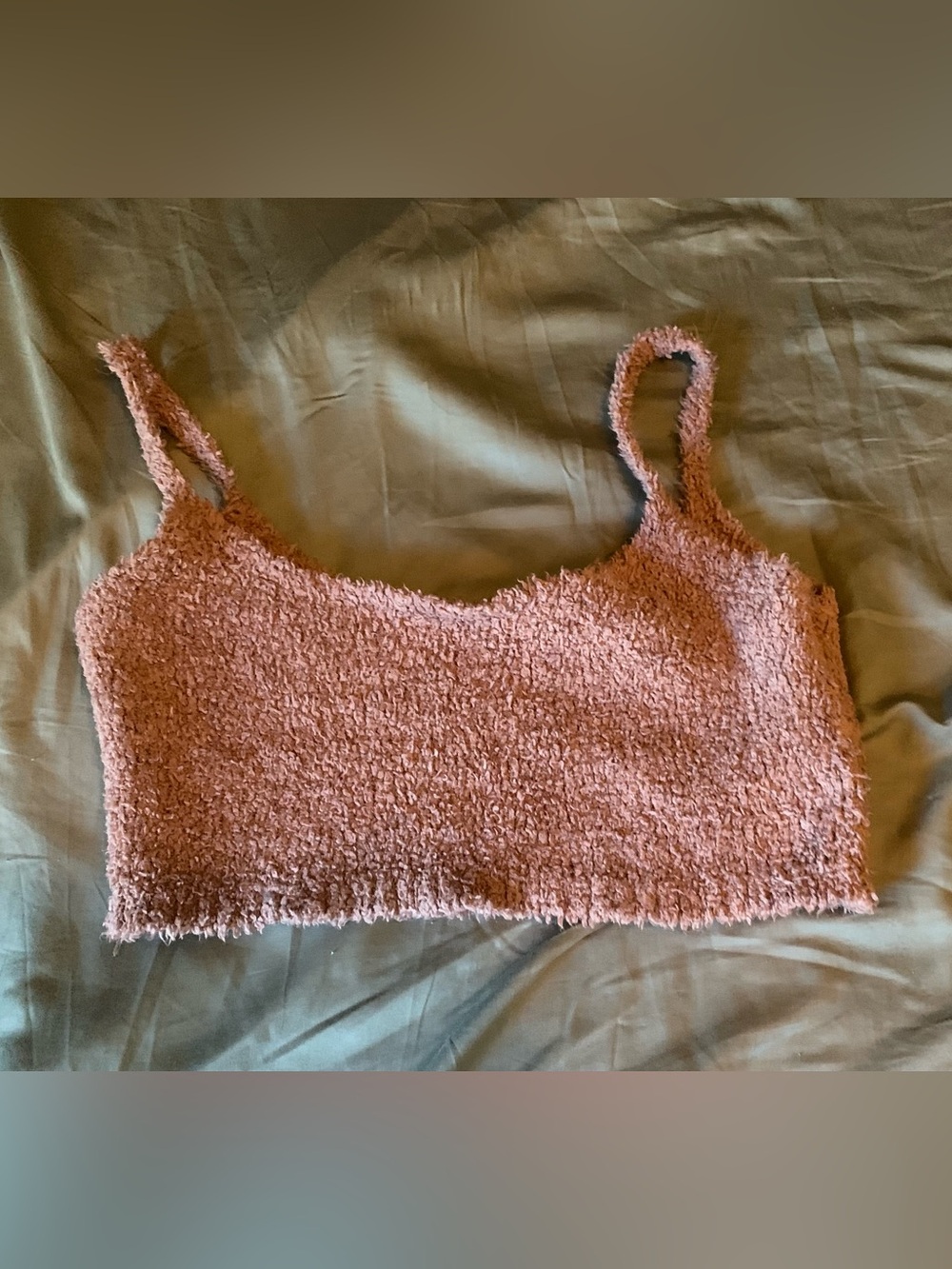 SKIMS Plush Textured Crop Top - Tan